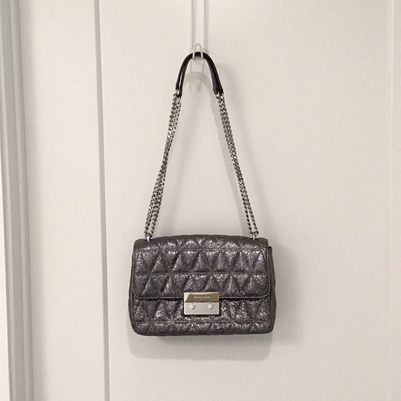 Gorgeous Michael Kors gunmetal Shoulder bag - Picture 1 of 6